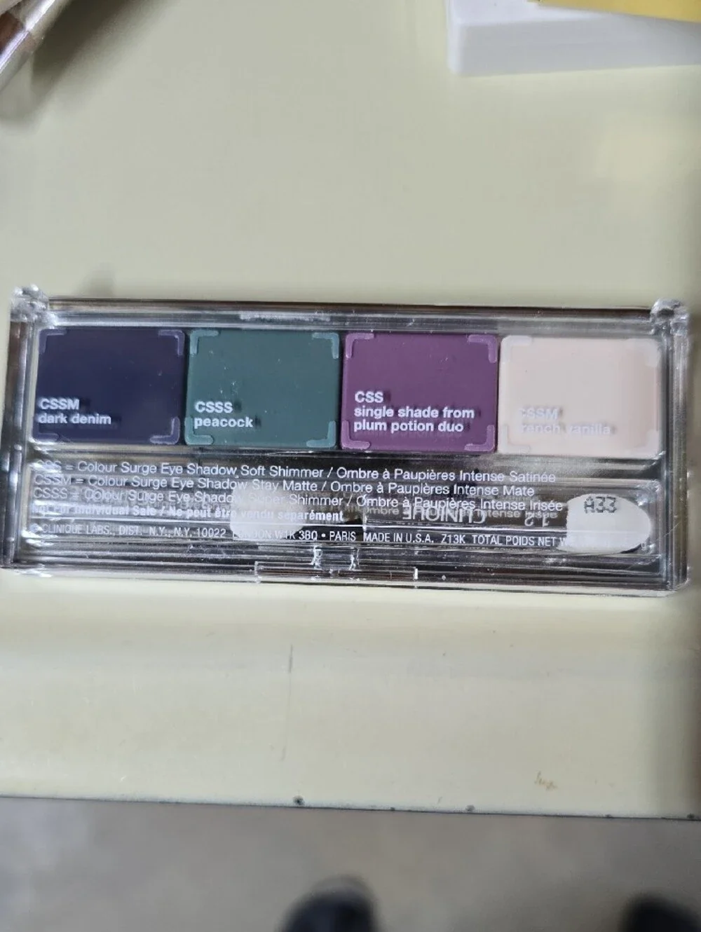 Clinique Metallic Bronze Mirror Compact Case